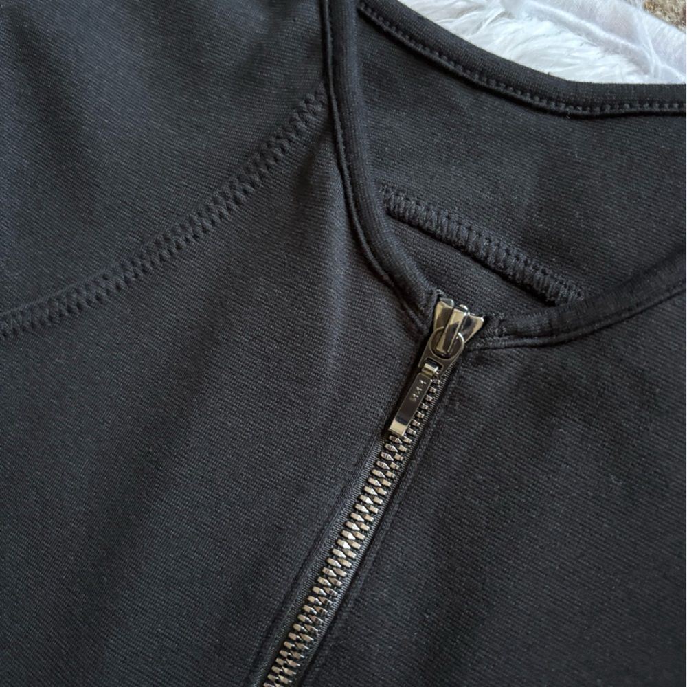 Athleta Illusion Ponte Dress Black Long Sleeve Womens Size XS‎ - Picture 4 of 9